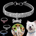 Rhinestone fashion pet collar