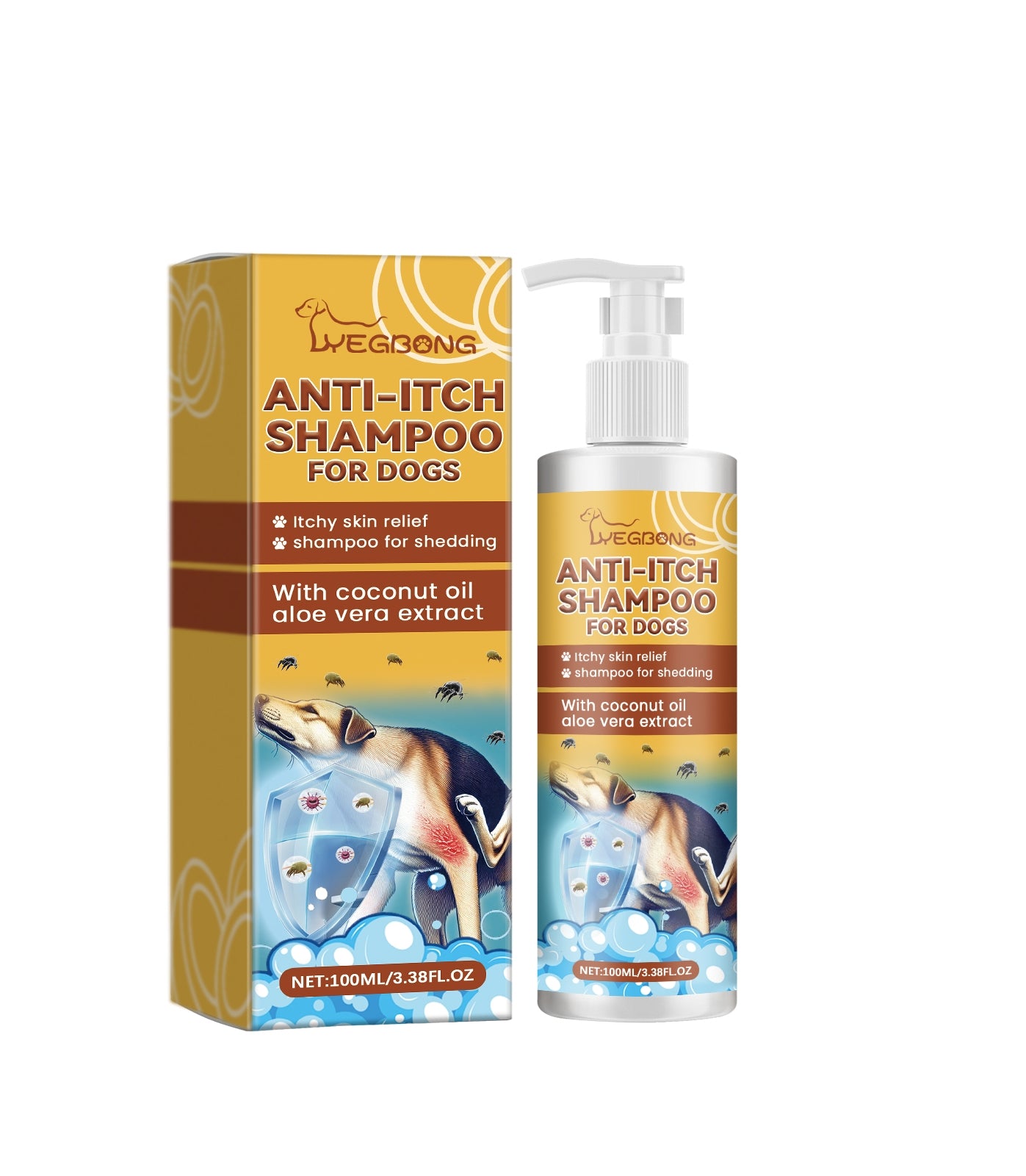 Anti-itch dog shampoo
