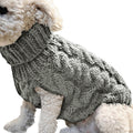 Knitted winter pet sweater