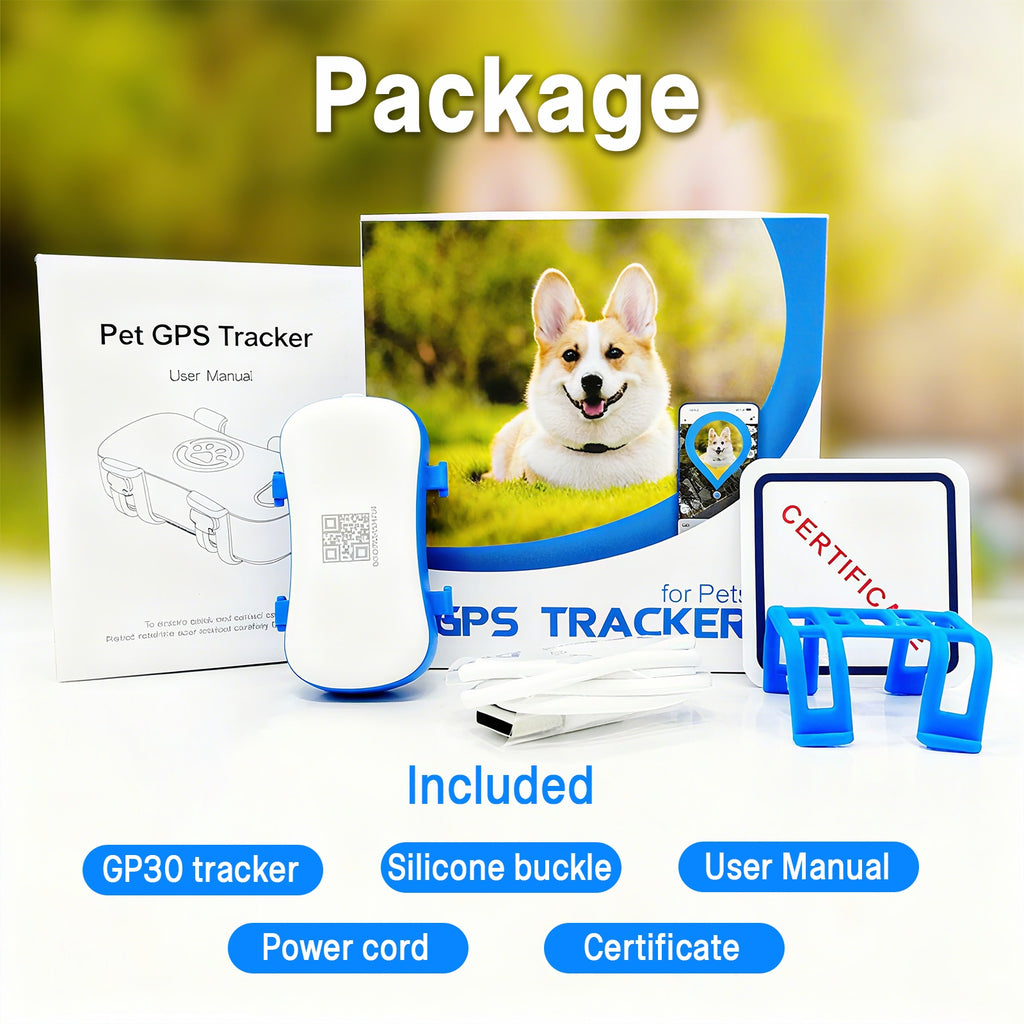 Dog safety bundle GPS tracker and LED collar
