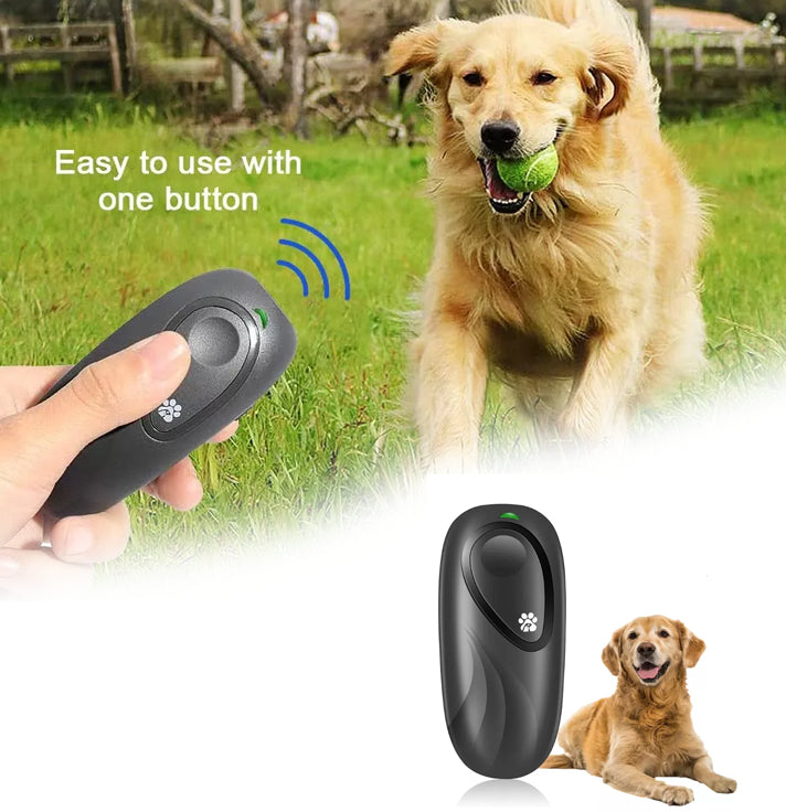 Ultrasonic anti-bark training device