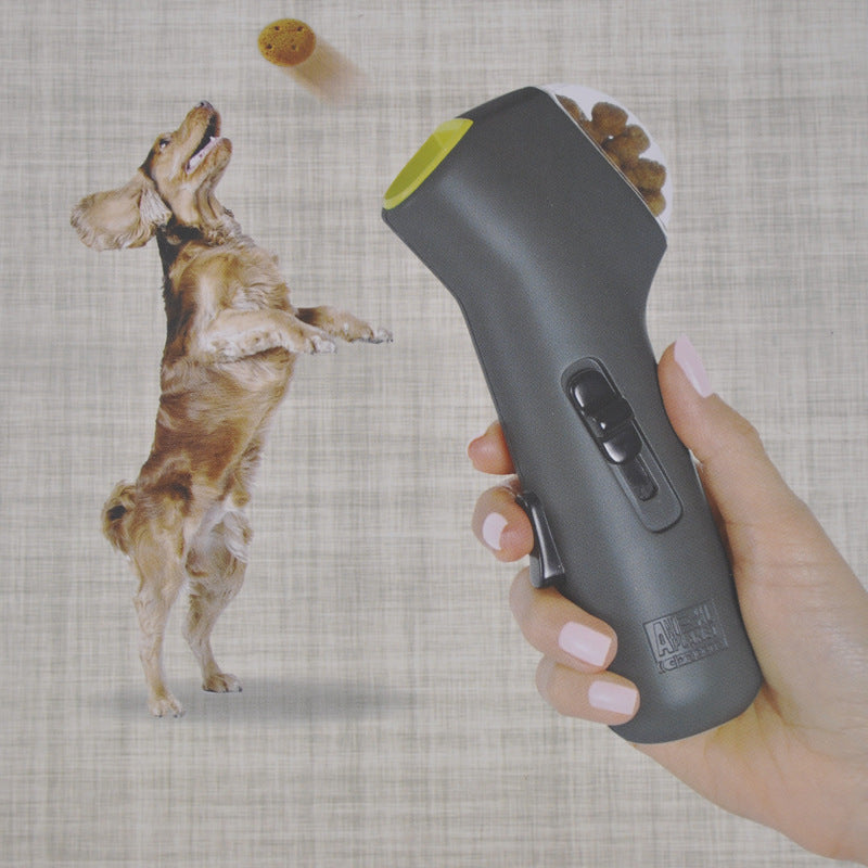 Dog training treat snack launcher