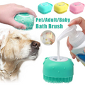 Silicone bath brush included in puppy kit