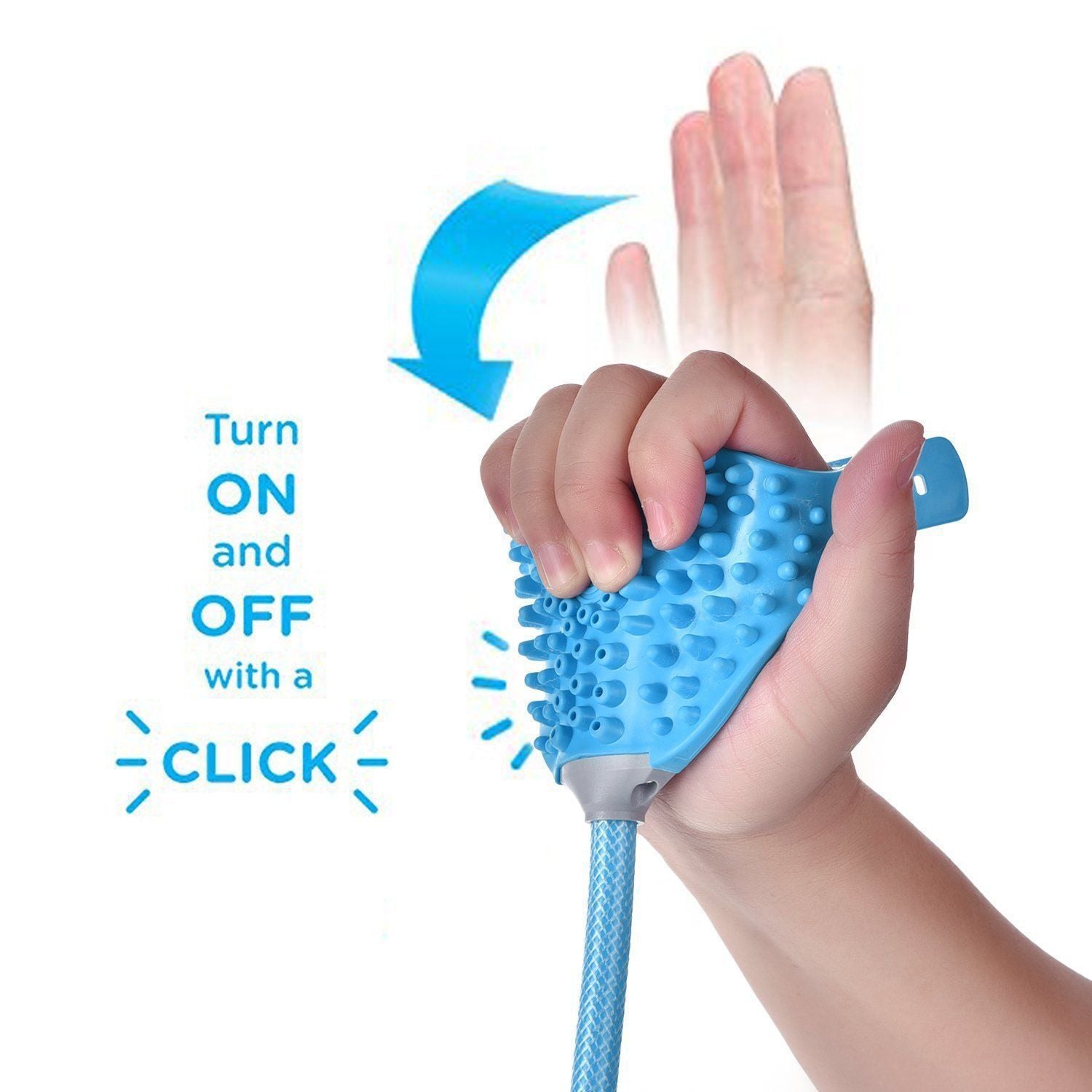 Pet bathing sprayer and scrubber kit