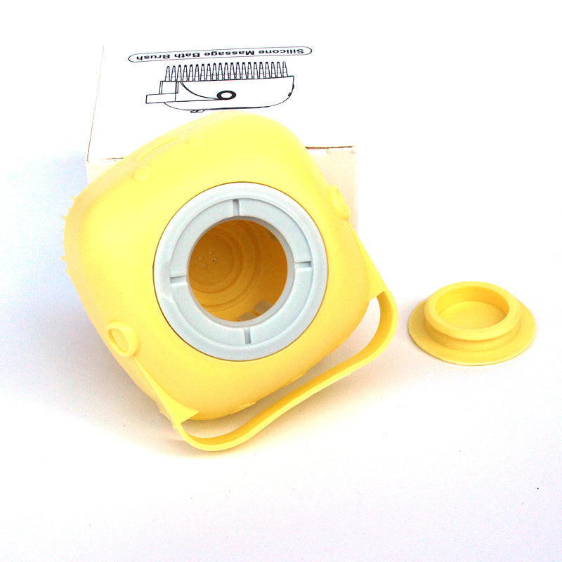 Silicone shampoo brush for dogs and cats