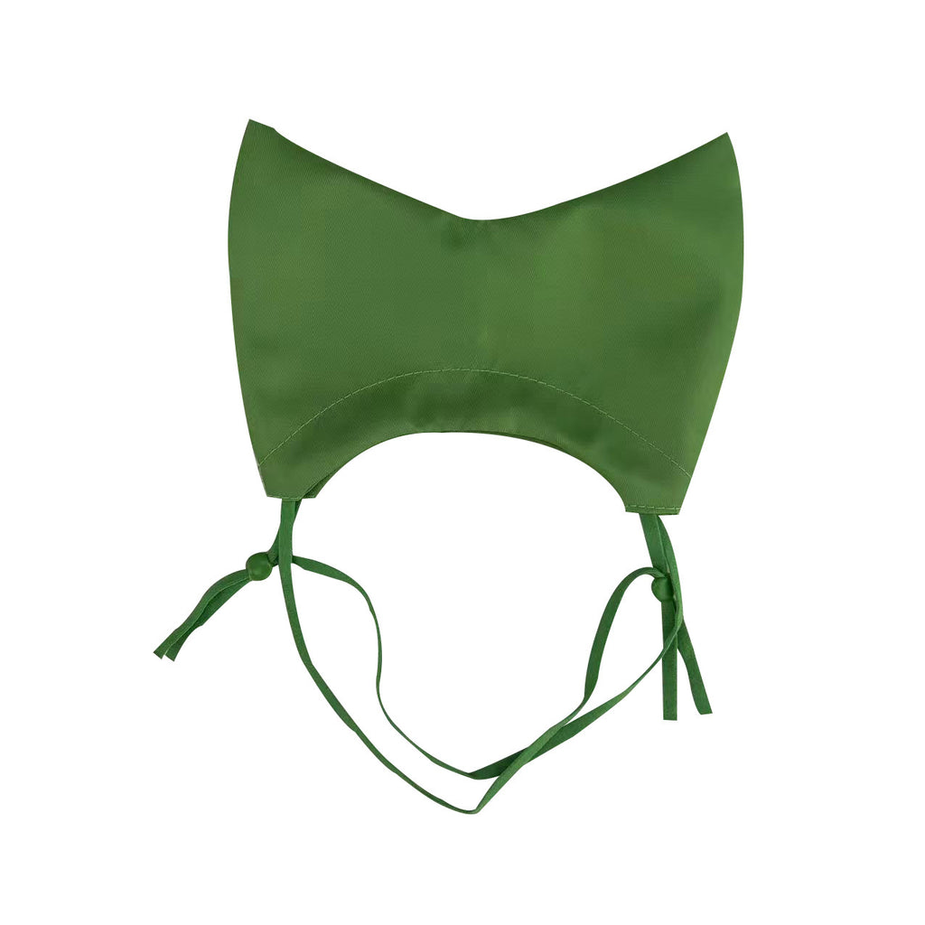 Green dog shower cap