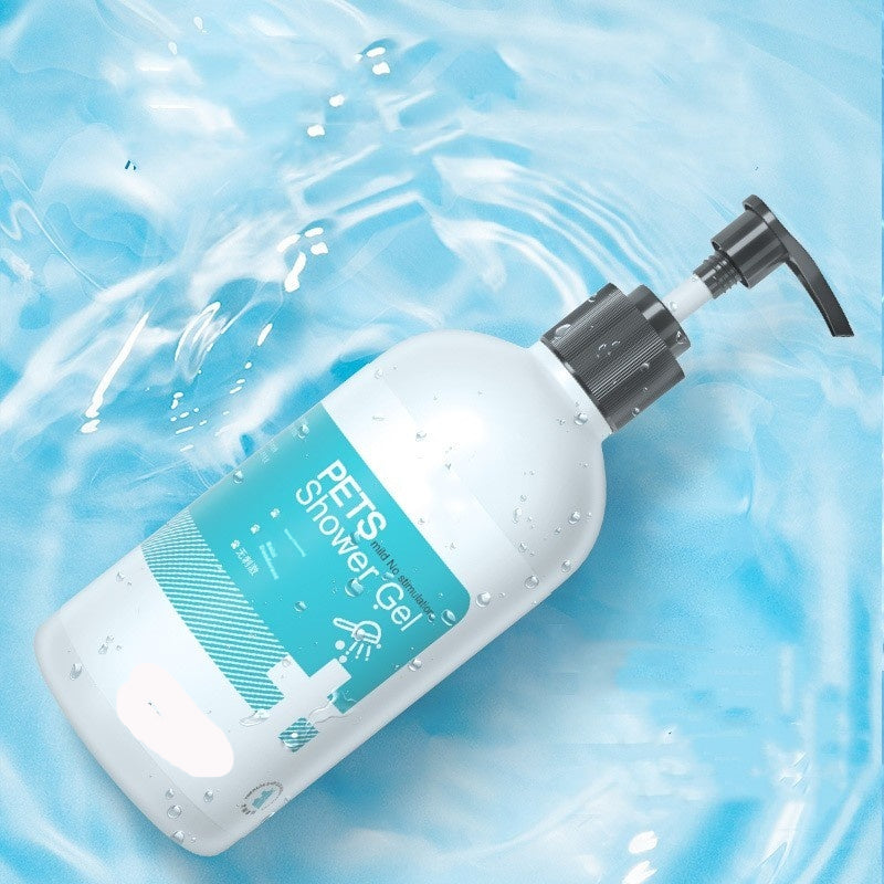 Deodorising pet shampoo bottle