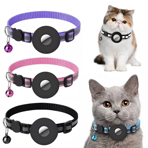 AirTag anti-lost pet collar with waterproof holder case