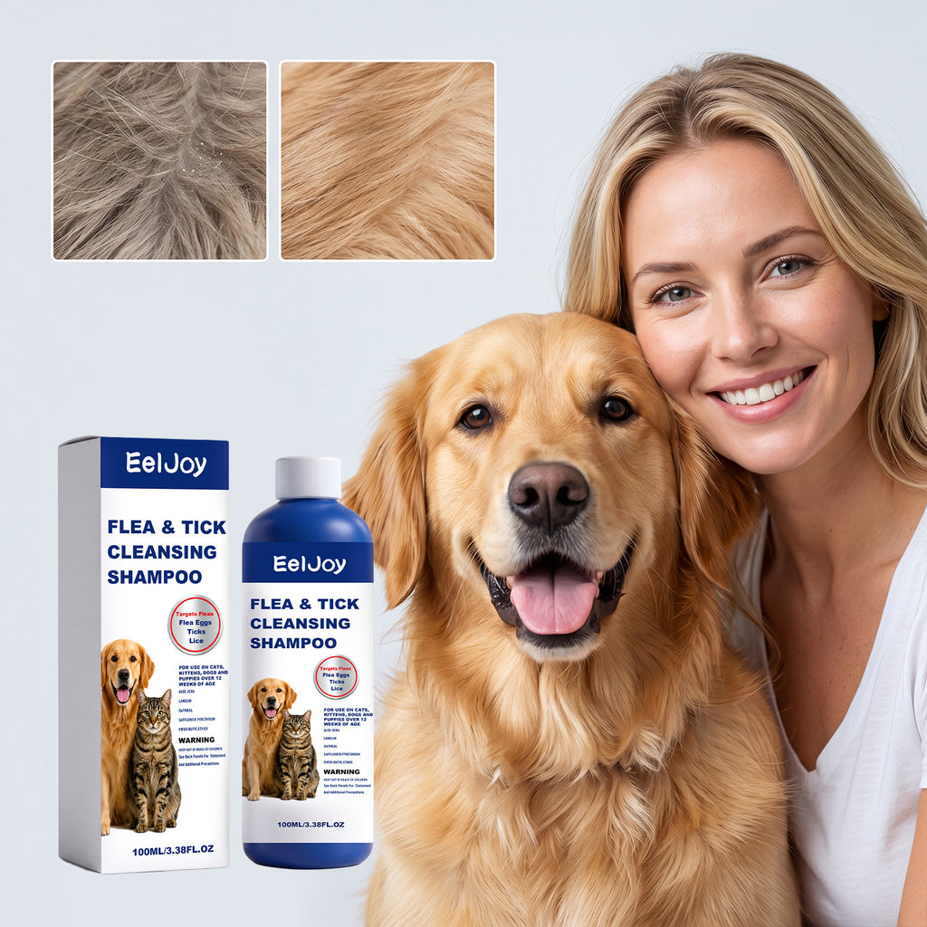 Flea and tick cleansing dog shampoo 100ml