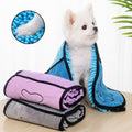 Super absorbent microfiber pet bath towel and bathrobe