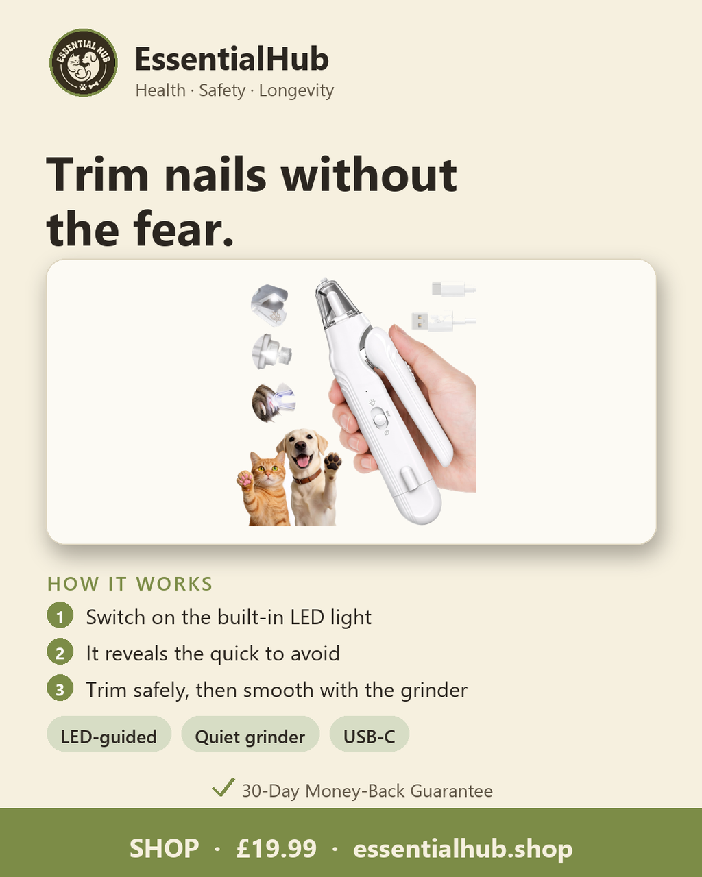 How the LED Nail Clipper works