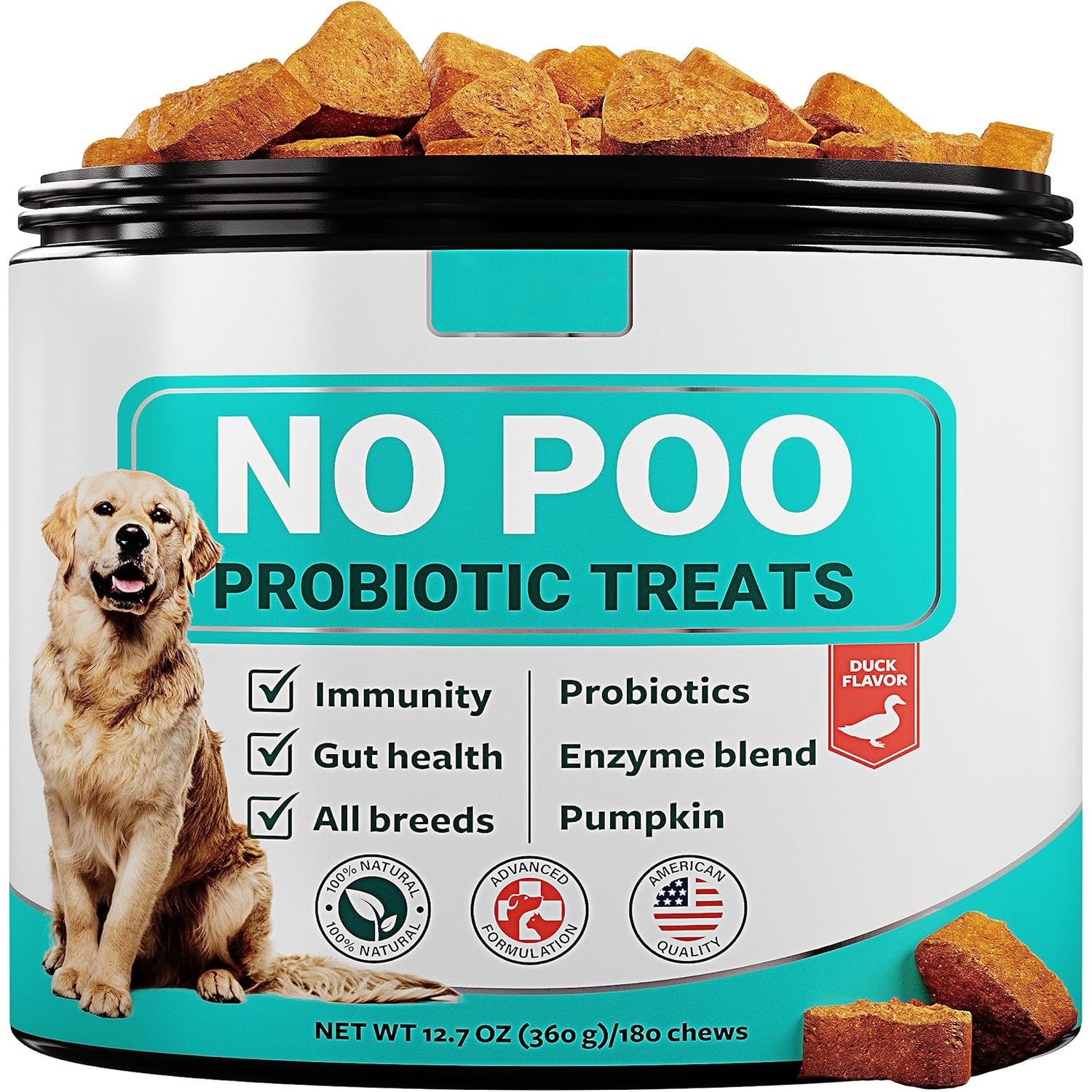 Pet probiotic chewable supplement